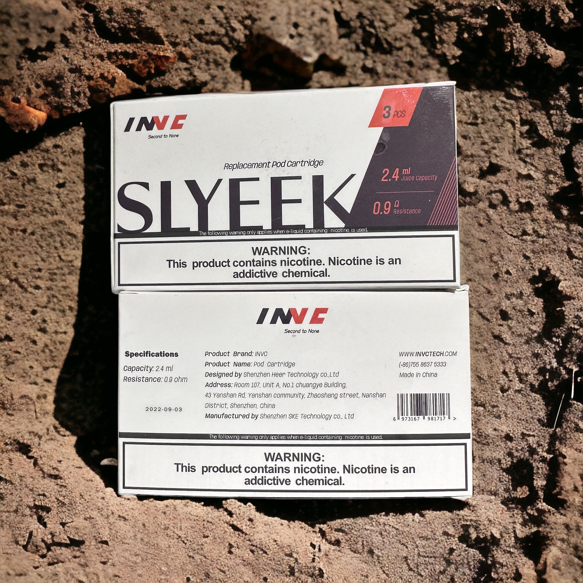原廠正品 Slyeek斯萊克空煙彈 INVC